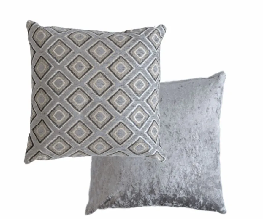 New Edge Blinds Nevada Cushion Cover in Grey