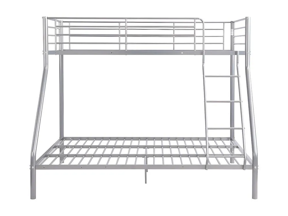 Vente-unique Bunk Beds - 90 & 140 X 190 Cm - Steel - Silver - ELEVATIO IV 5