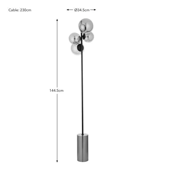 Ophir 4 Light Floor Lamp 6