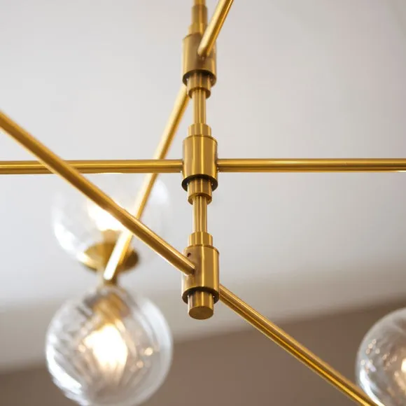 Vogue Esteban Art Deco 12 Light Adjustable Ceiling Light 3