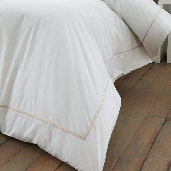 Bianca Contrast Trim 100% Cotton Duvet Cover & Pillowcase Set 5