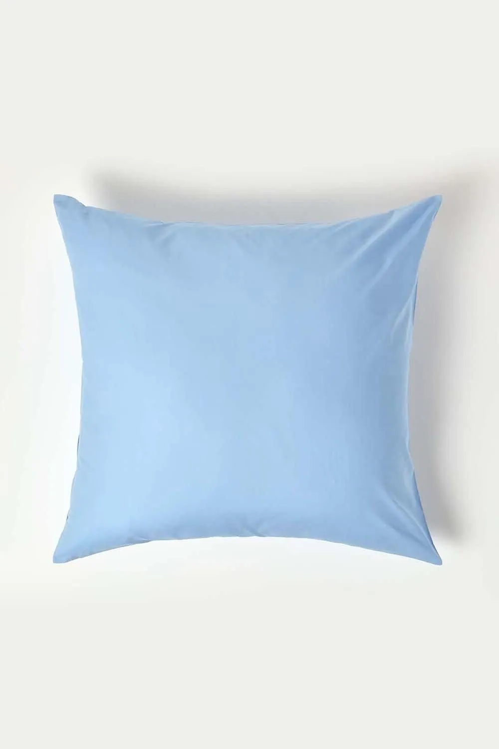 Homescapes Continental Egyptian Cotton Pillowcase 200 TC, 80 x 80 cm in Blue 1