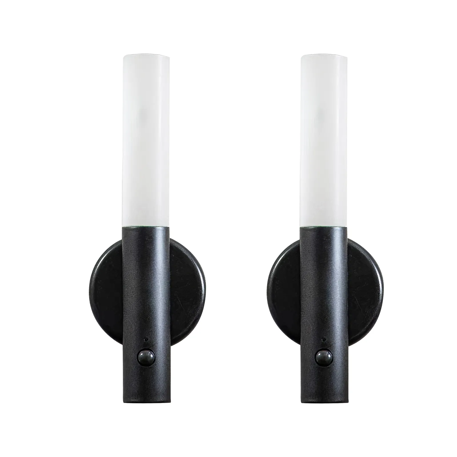 ValueLights Oakley Black Set of 2 Rechargeable Portable Wall Lights with PIR Motion Sensor 2