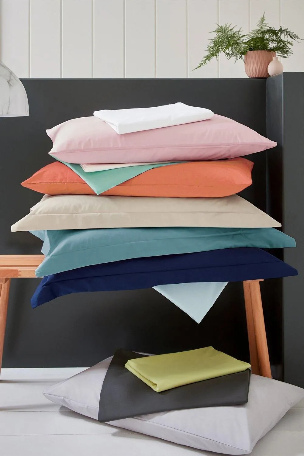 Helena Springfield 'Plain Dye' Polycotton Flat Sheet in Silver 2