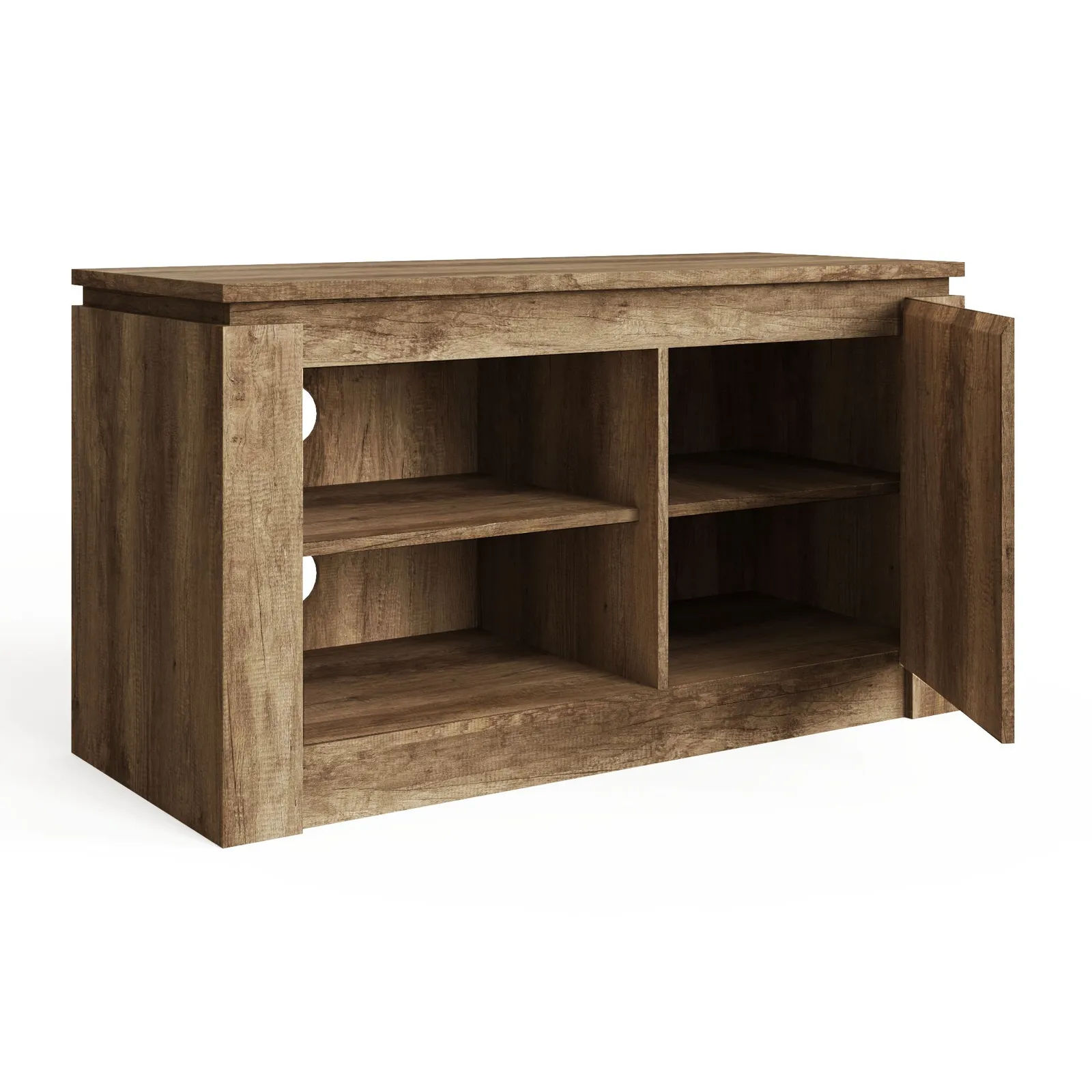 GFW Canyon Compact TV Unit in Light Oak 4