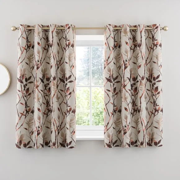 Zen Jacquard Eyelet Curtains 5