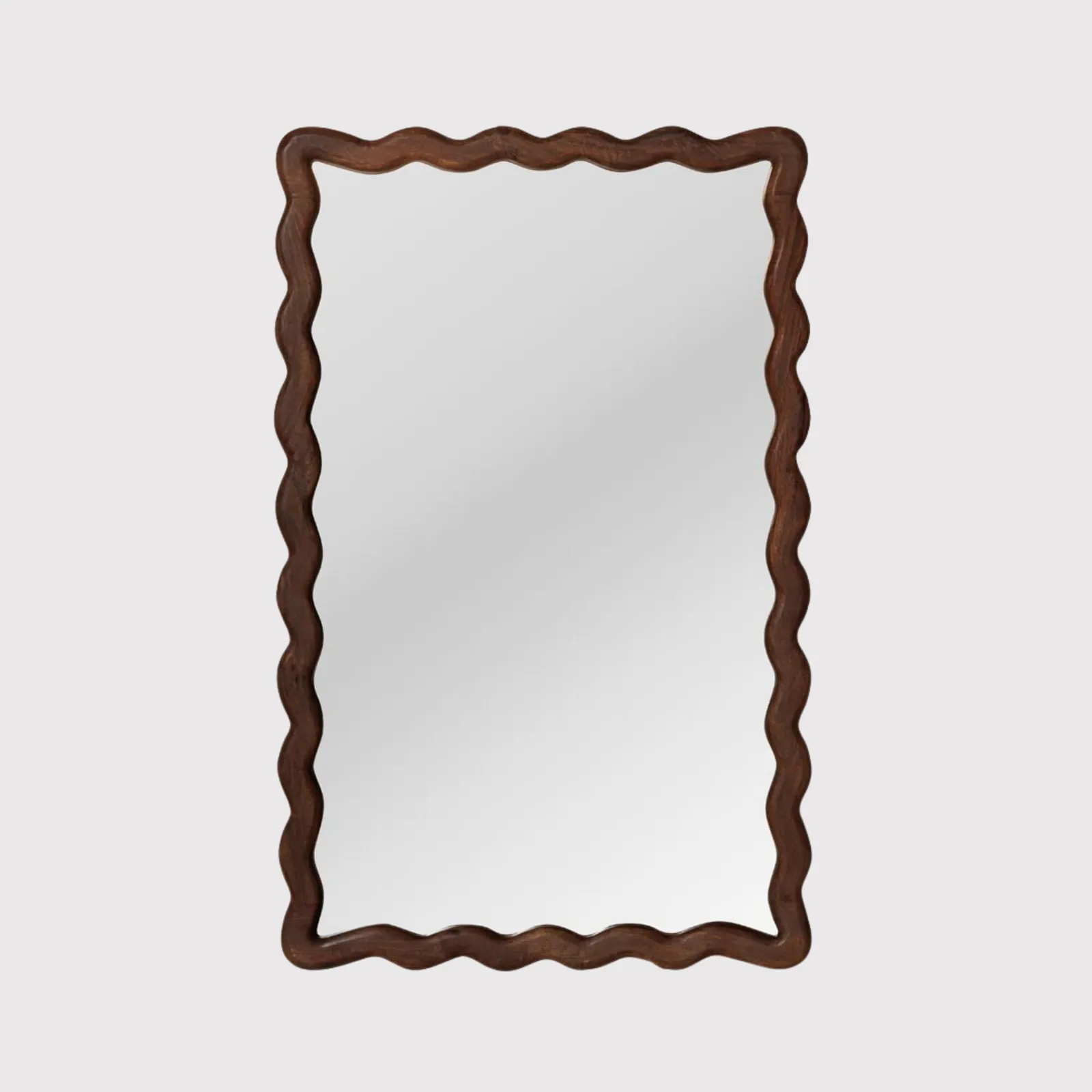 Mirror Ondine Wooden Frame, Brown | Barker & Stonehouse