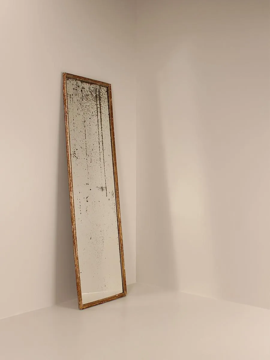 Vintage Full-Length Bistro Mirror, France