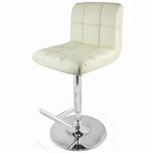 netfurniture Prill Cream Bar Bar Stool Fully Adjustable