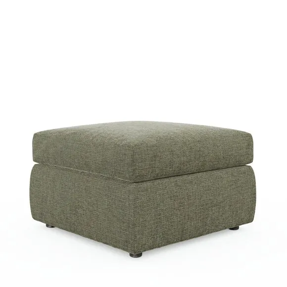 Blake Soft Texture Chenille Footstool 5
