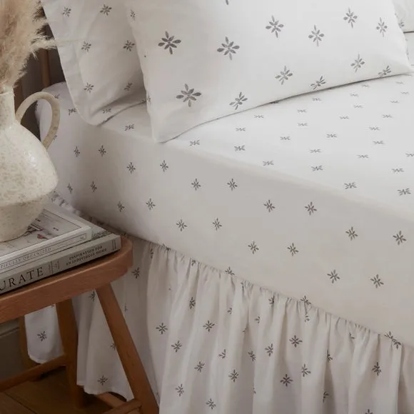 Zarah Motif 100% Cotton Fitted Sheet