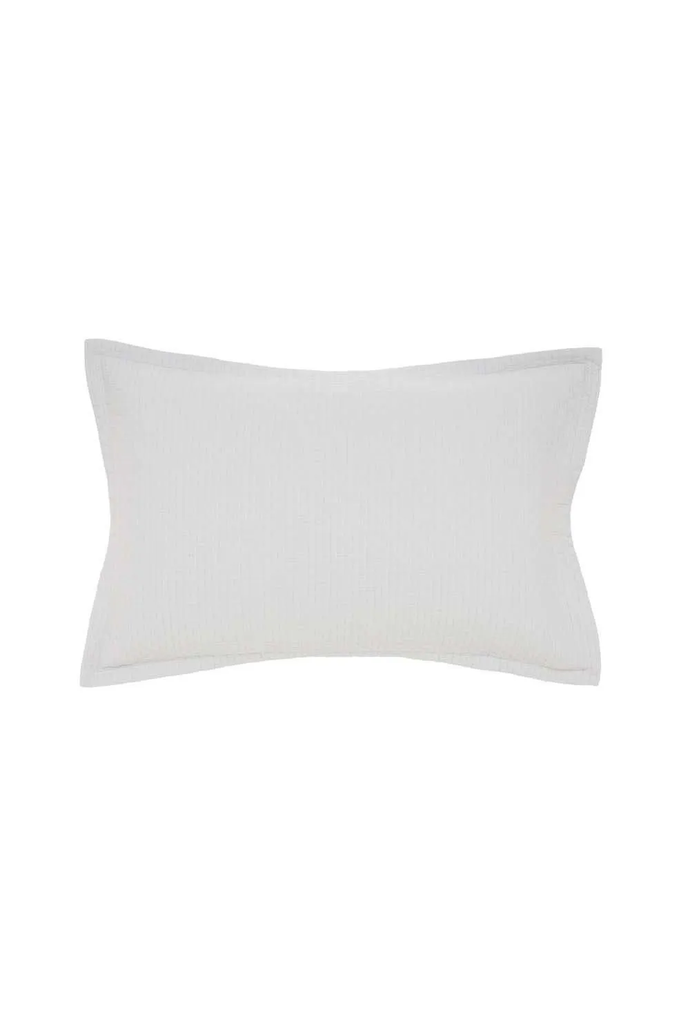 Murmur 'Hush' Cotton Percale Oxford Pillowcase in Grey