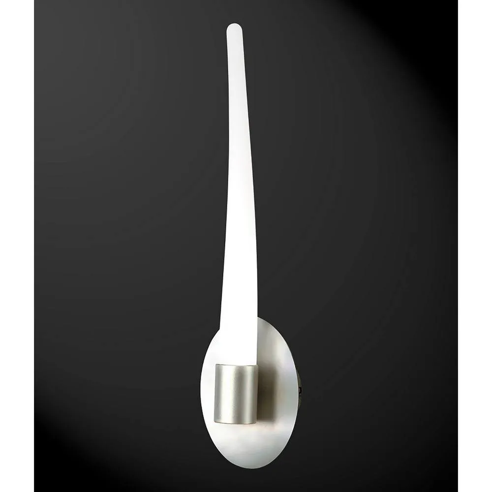 Netlighting Estalacta Wall Lamp 1 Light GU10 IndoorOutdoor SilverOpal White in Silver 2
