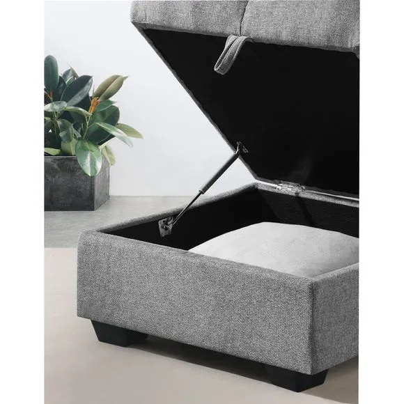 Margo Chenille Storage Ottoman 2