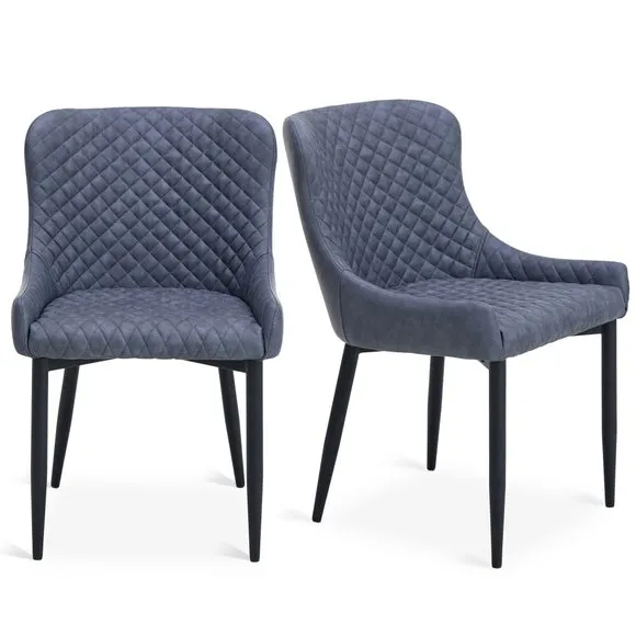 Set of 2 Montreal Dining Chairs, Faux Leather 2