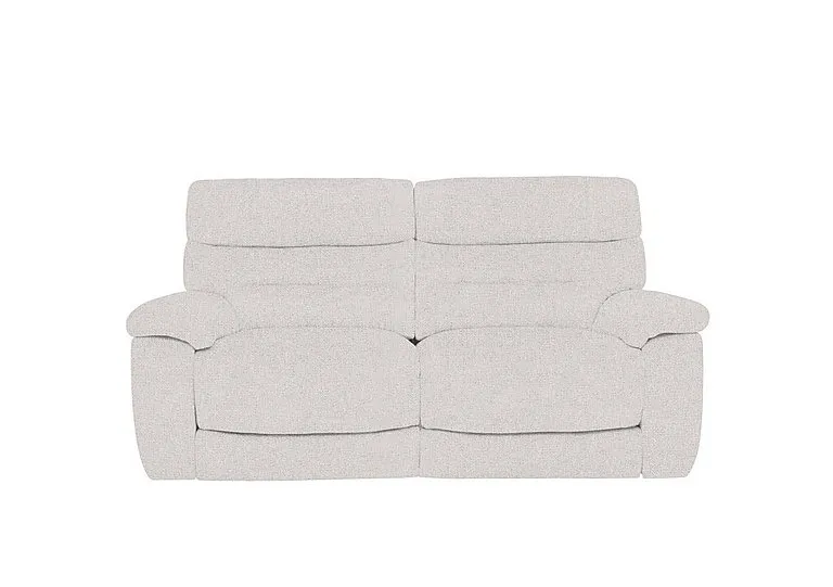 Nimbus 2 Seater Fabric Recliner Sofa with Headrests and Power Lumbar - R110 Sand