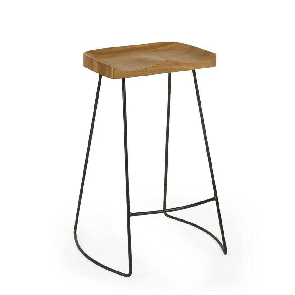netfurniture Hampton Bar Stool (Set of 2) in Brown 3