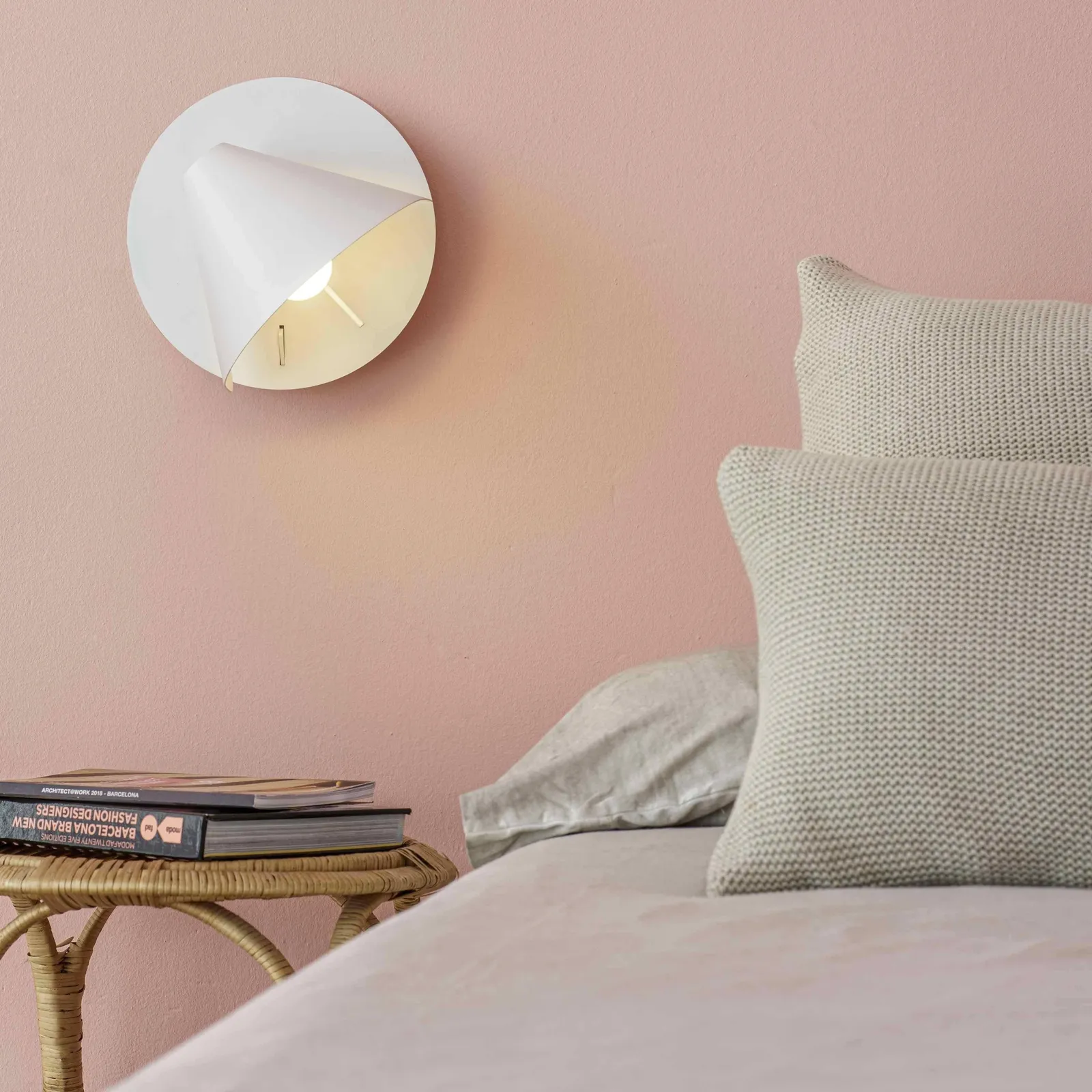 Netlighting Kasa Wall Reading Lamp White E27 2