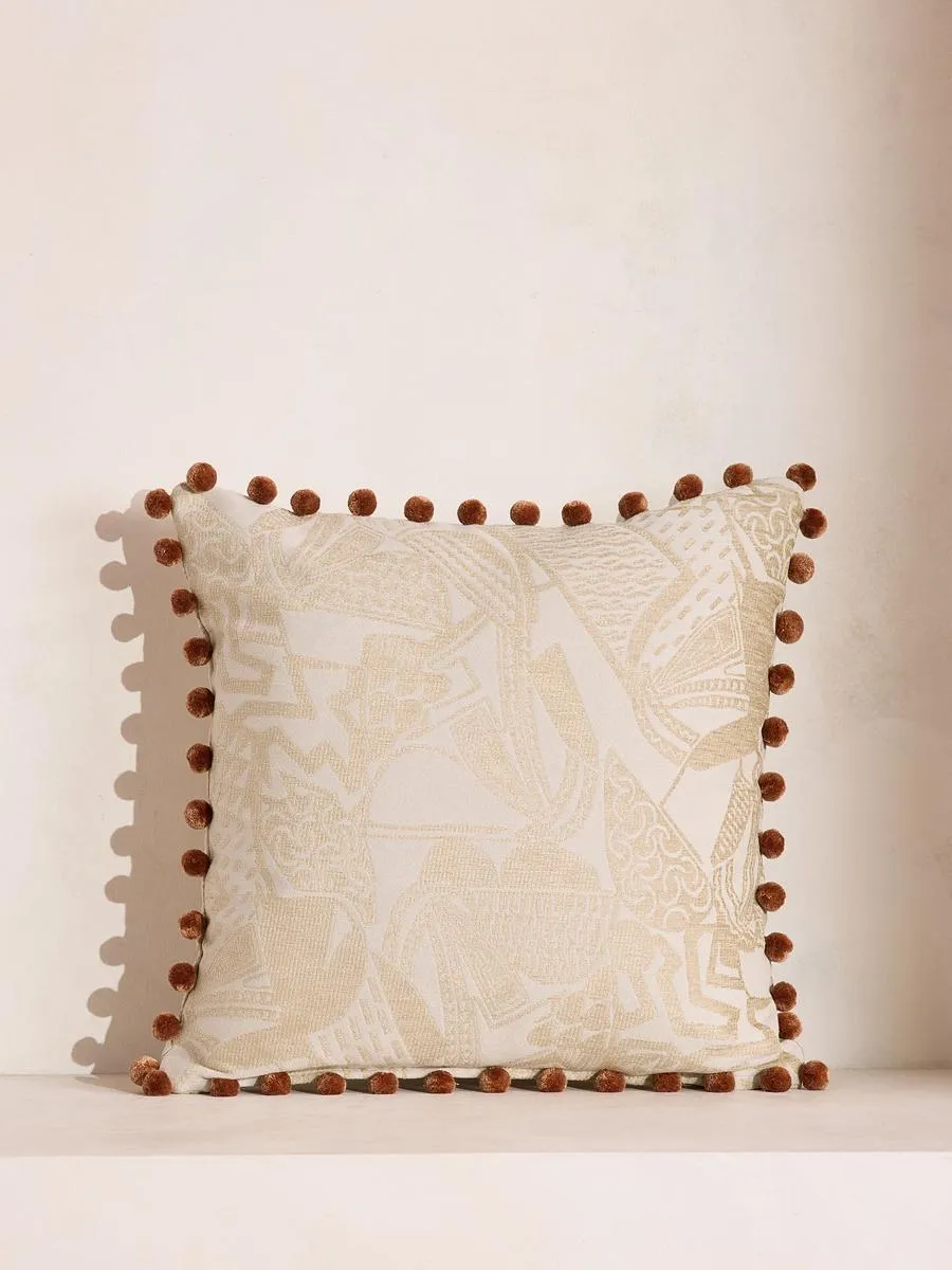 Daxton Square Cushion, Neutral