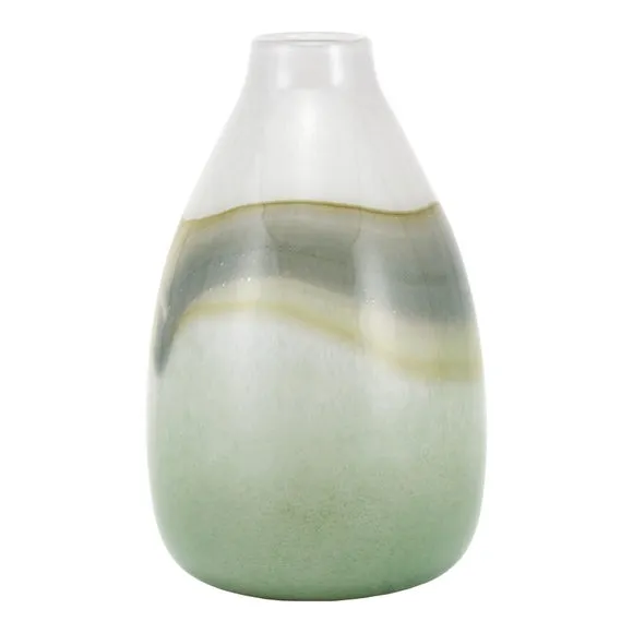 Juno Sage & Mist Ombre Glass Vase 4