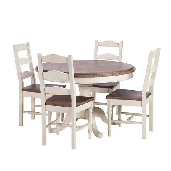 Carisbrooke Round Dining Table   4 Chairs