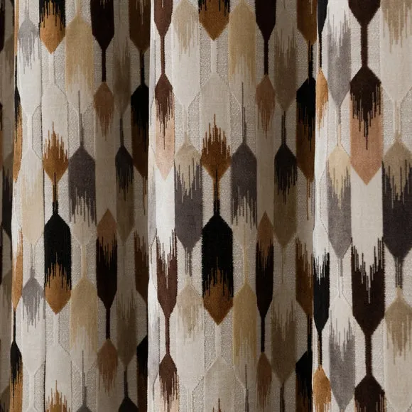 Kelso Cut Velvet Eyelet Curtains 3
