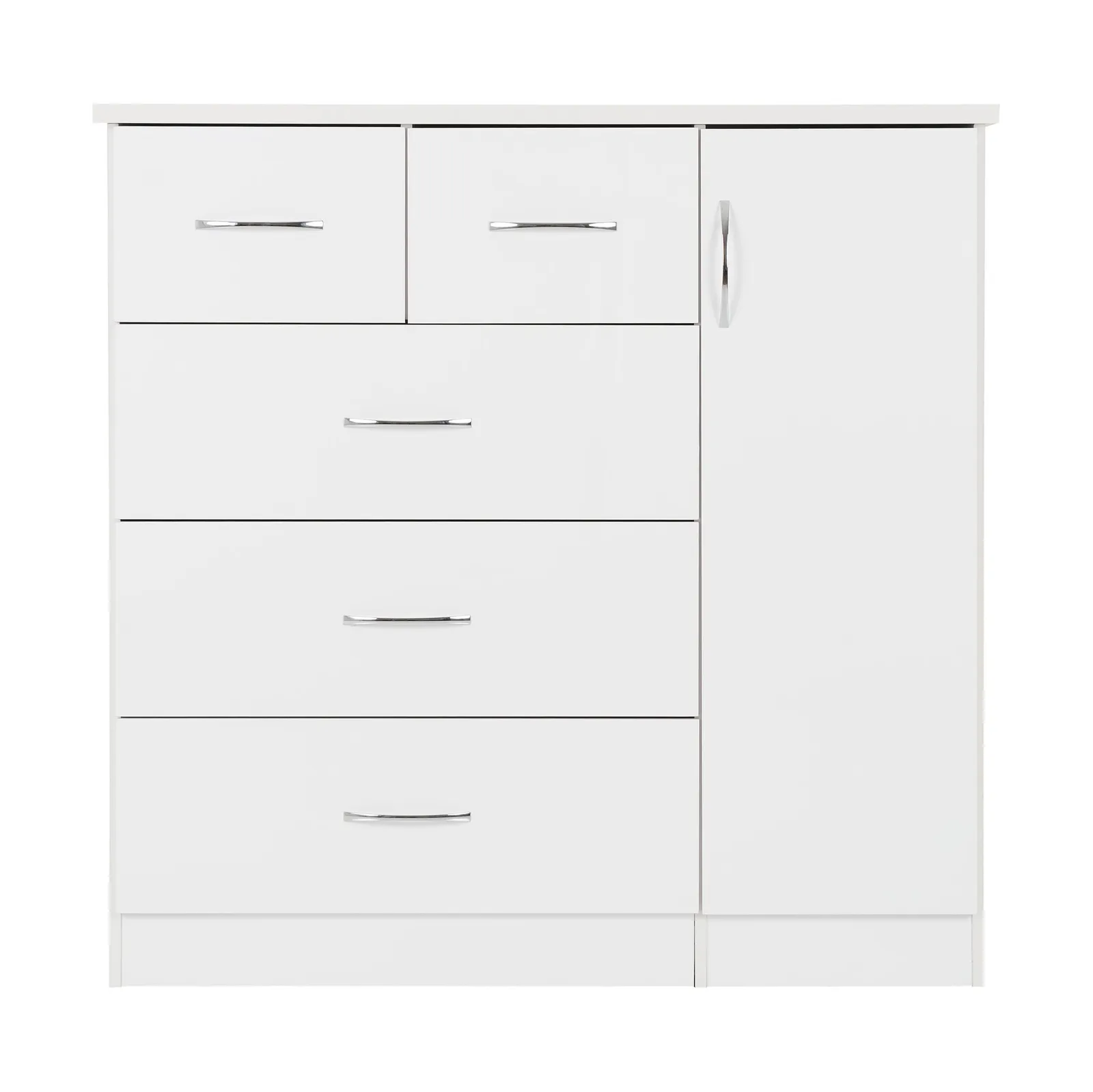 Nevada Small Single 5 Drawer Wardrobe