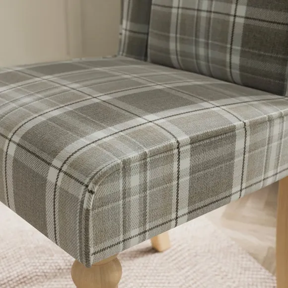 Charnwood Set of 2 Checked Dining Chairs 3
