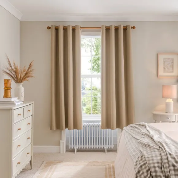 Luna Brushed Eyelet Curtains (Blackout Available) 4