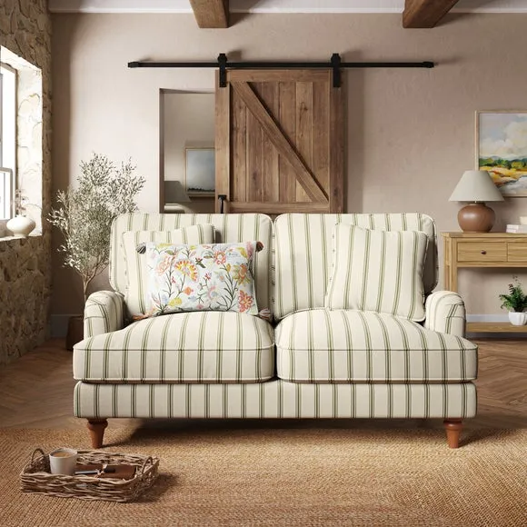 Beatrice II Folkstone Stripe 2 Seater Sofa 1