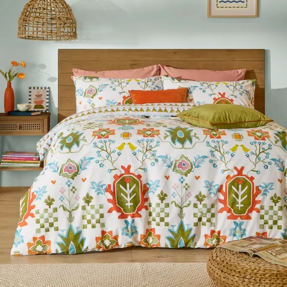 Furn. Dilara Polycotton Duvet Cover & Pillowcase Set