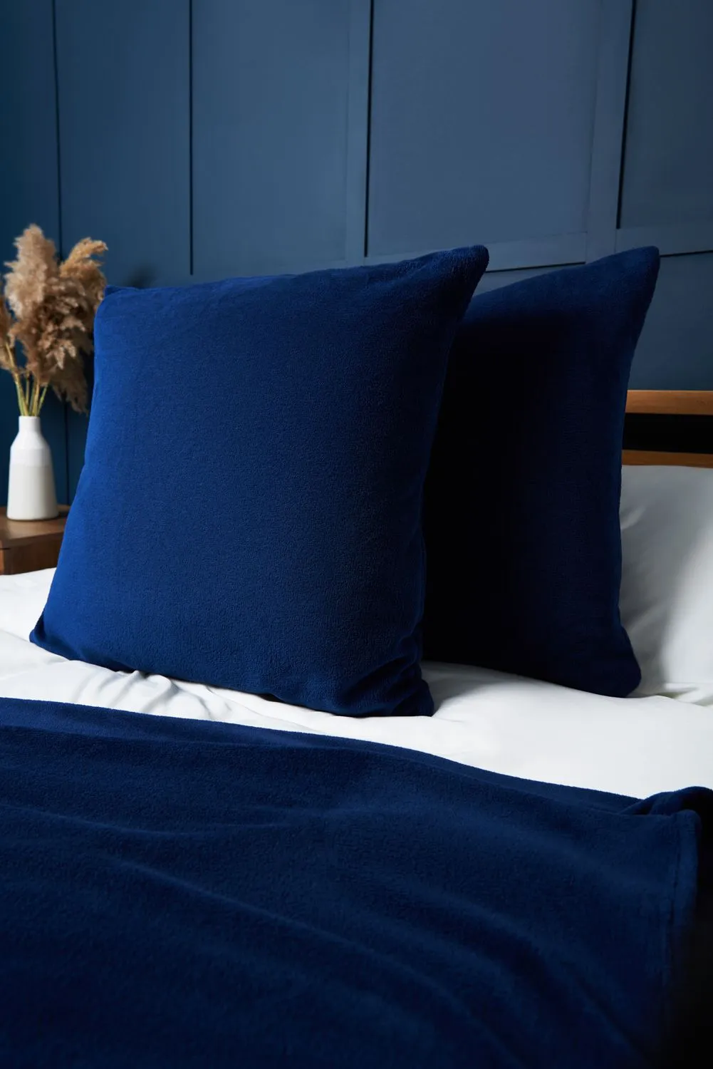 BHS Microfleece Cushion in Navy 1