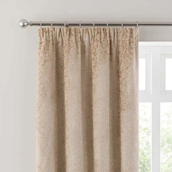 Madeline Velvet Pencil Pleat Curtains 1