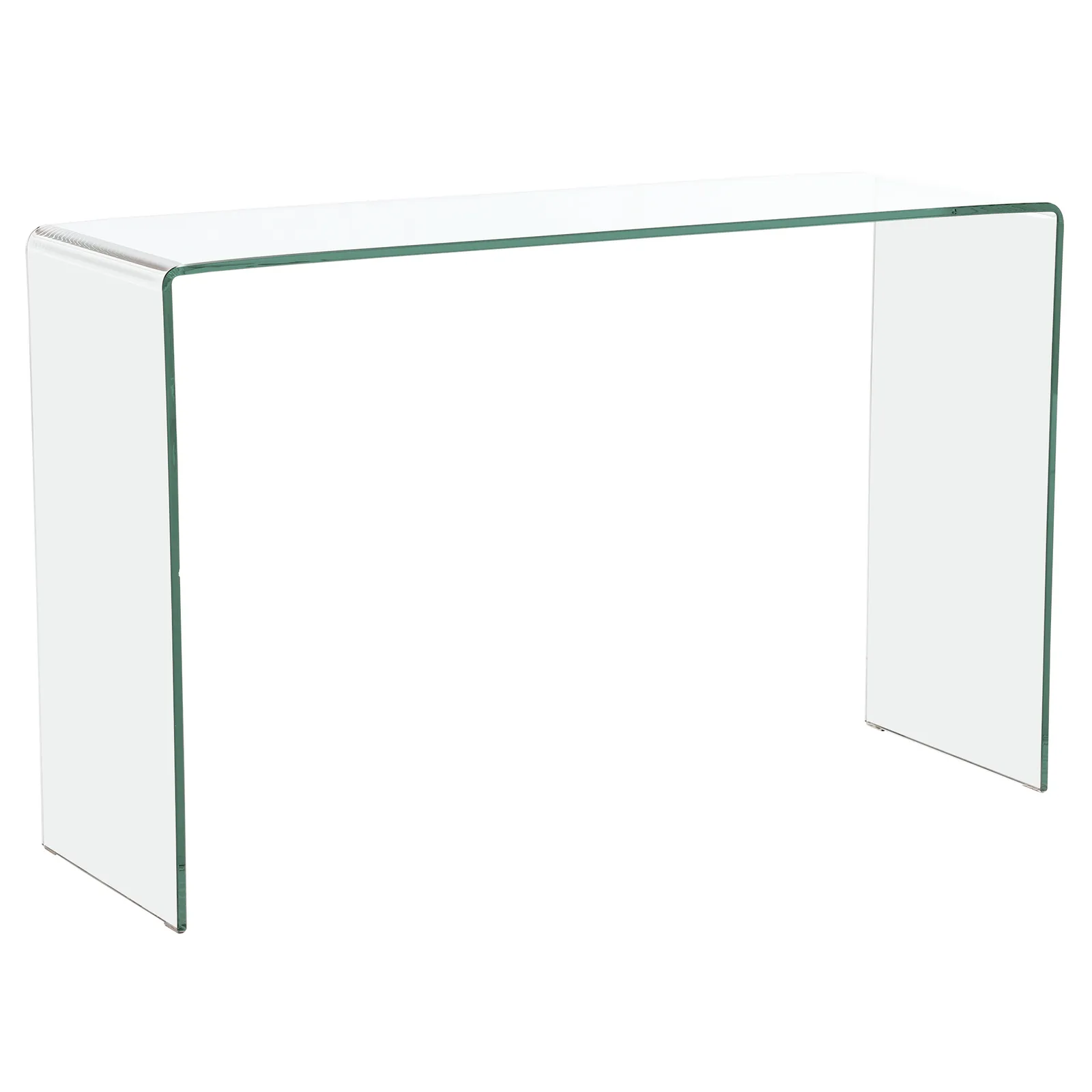 Bridge Glass Console Table, Clear