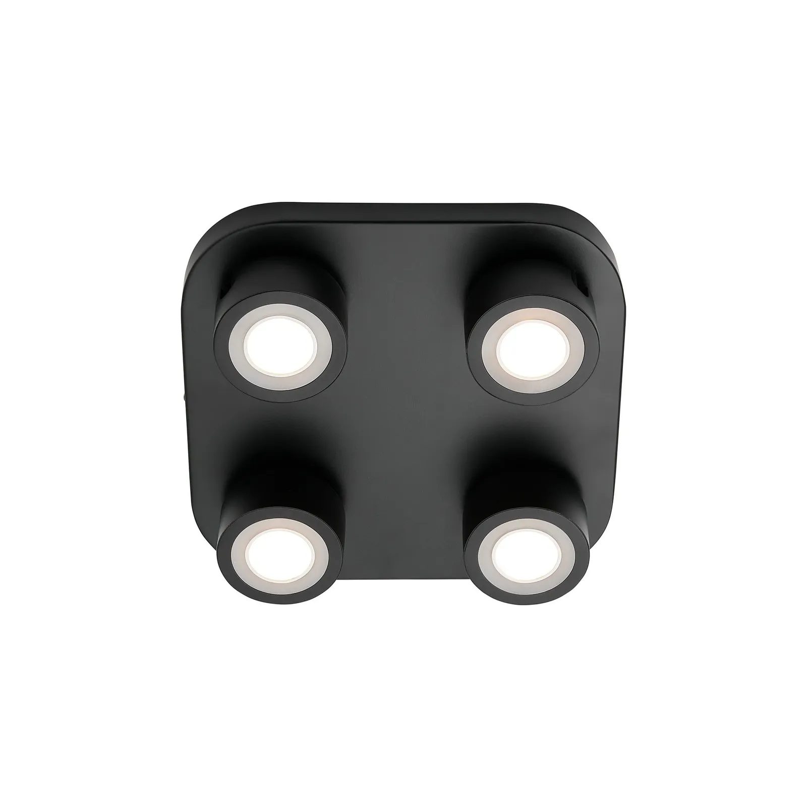 Nordlux Clyde Ceiling Light Black Metal Office LED 2700k Mains 4