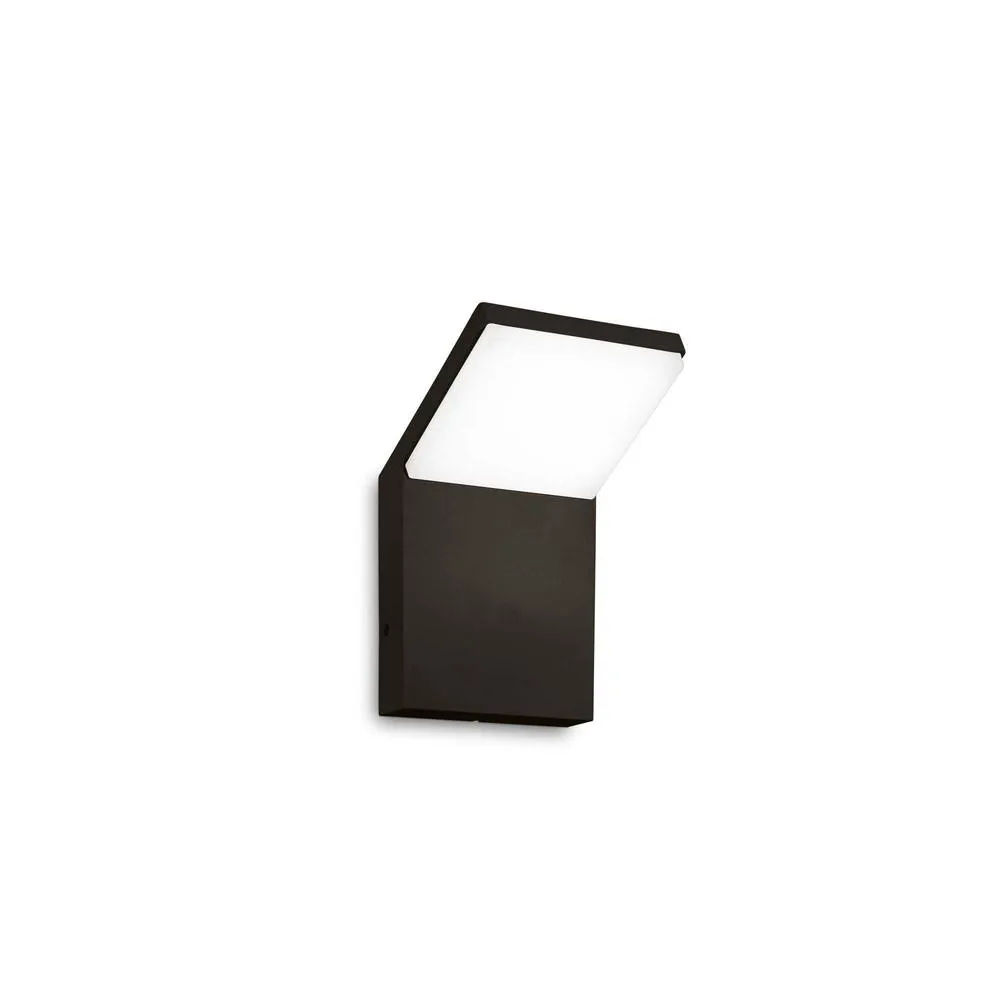 Netlighting Style Integrated LED Outdoor Modern Wall Lamp Black 1050Lm 3000K IP54