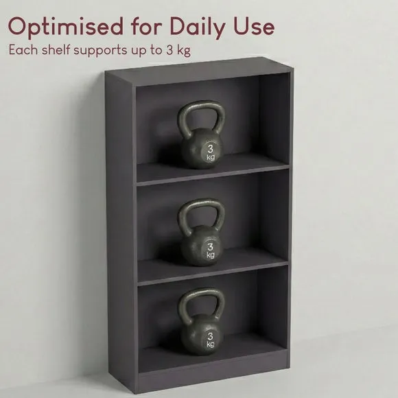 Cambridge 3 Tier Medium Bookcase 6