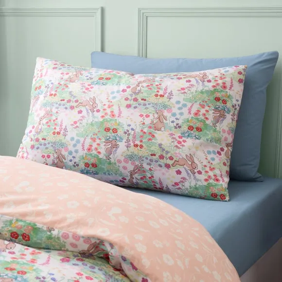 Belle & Boo Meadow Bunnies 100% Cotton Quilt Cover and Pillowcase Set 3