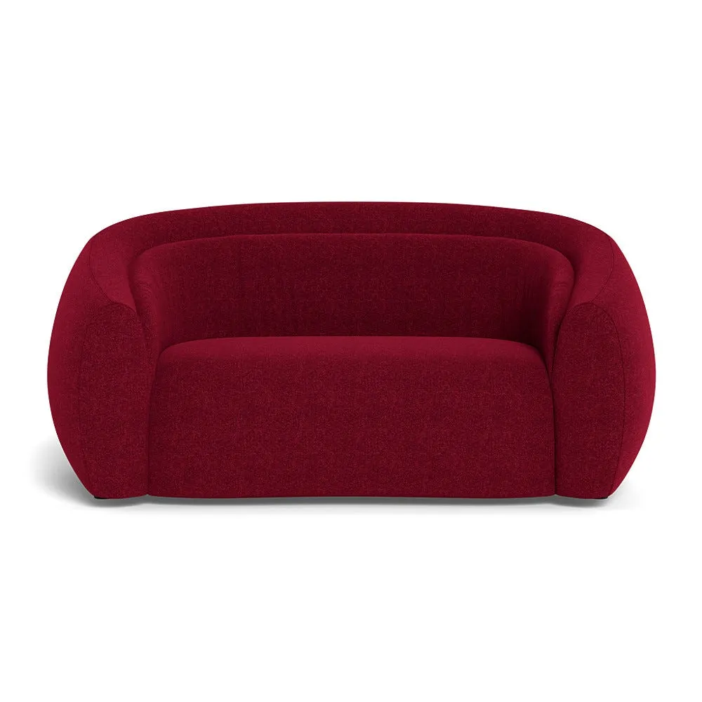 Heal's Flora 2 Seater Sofa St Mortiz Wool Red 1