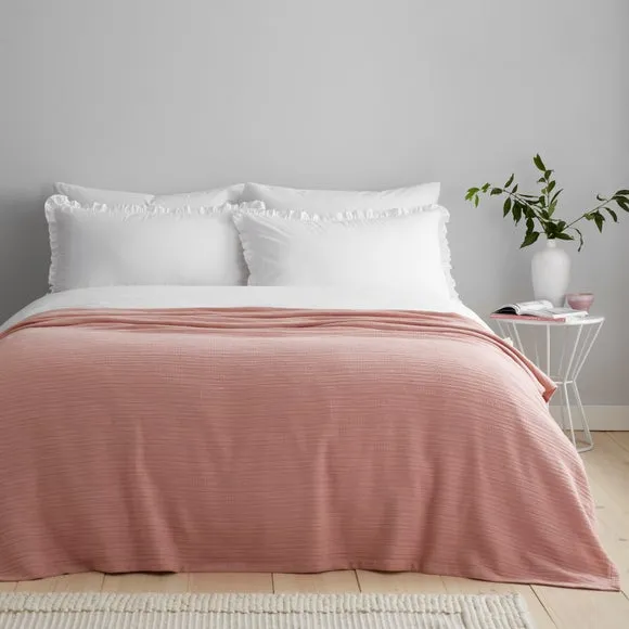 Jessie 100% Cotton Throw Blanket