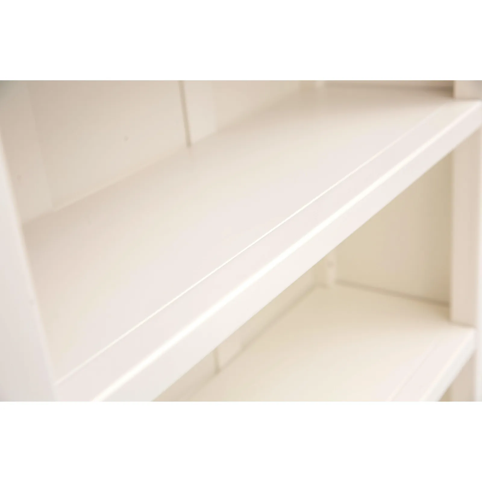 Cabinet Bits Bookcase with Plinth 90x70x25cm in Off-White 4