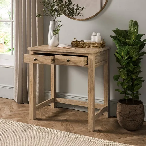 Olney 2 Drawer Compact Dressing Table 2