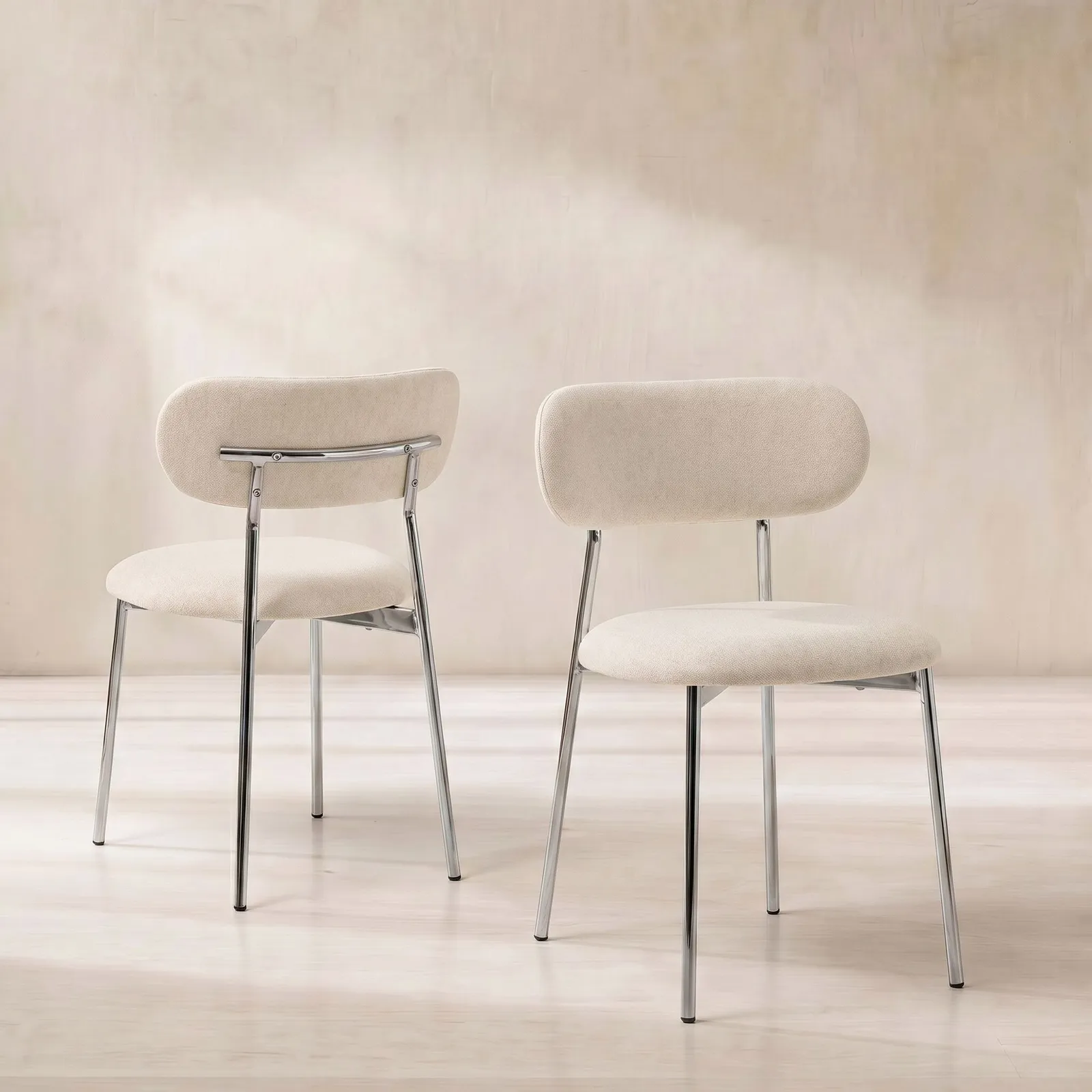 Tansley Dining Chair, Neutral Fabric | Barker & Stonehouse
