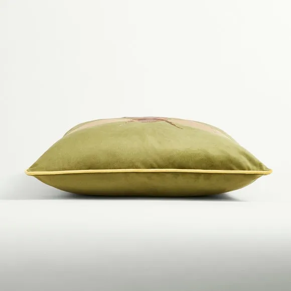 Embroidered Bee Square Cushion 4