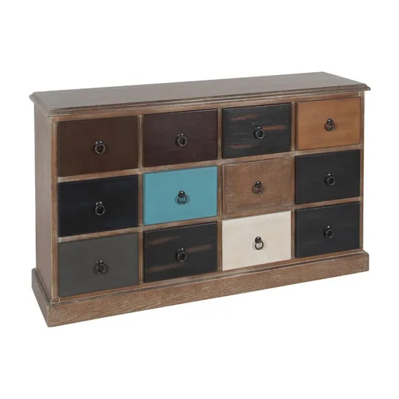 Pacific Loft 12 Drawer Sideboard, Pine 2