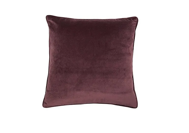 Luxe Cushion - Aubergine
