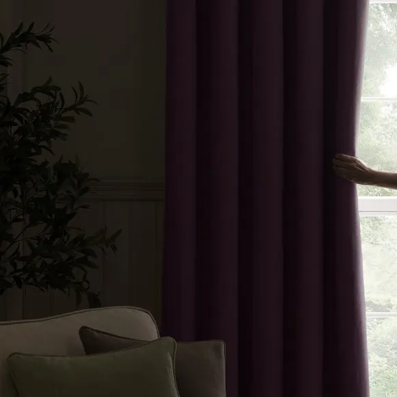 Luna Brushed Eyelet Curtains (Blackout Available) 6