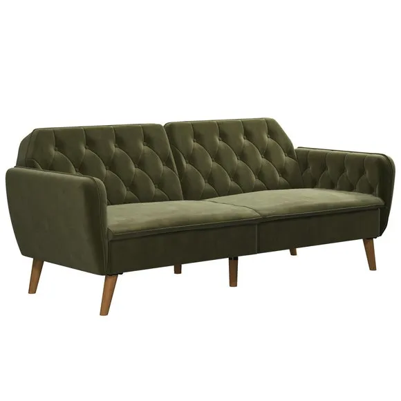 Tallulah Velvet Memory Foam Double Futon 3