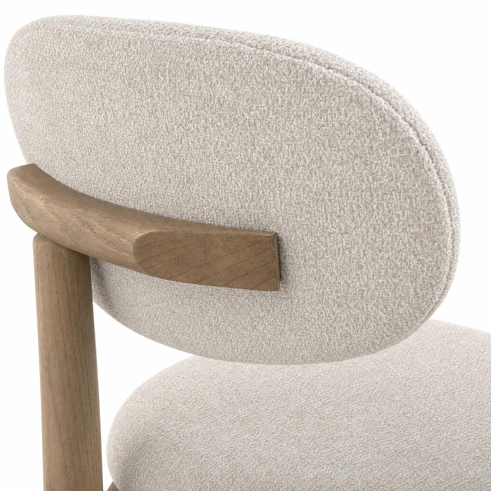 Pure Furniture Azure Counter Stool, Neutral Fabric | Barker & Stonehouse 3