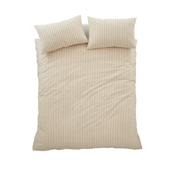 Pineapple Elephant Cotton Rich Woven Stripe Duvet Cover & Pillowcase Set 5